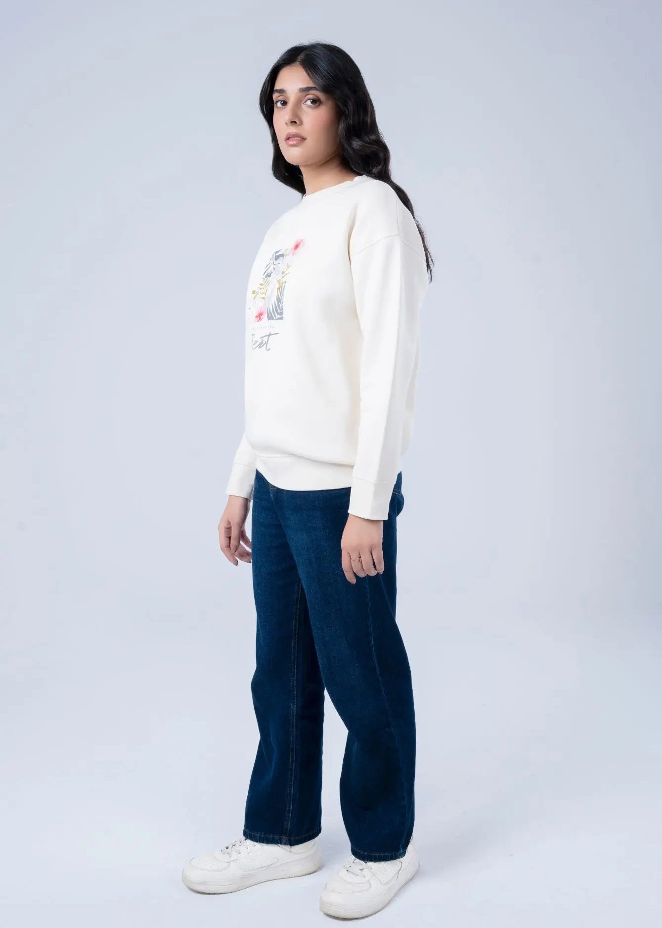 SWEATSHIRT KNITTED STONE - LDS-A1783