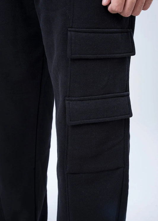 PULL ON TROUSER KNITTED BLACK - GTS-B4321