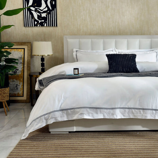 6 PCS DUVET COVER SET GREY BRATTA NOVA-25N