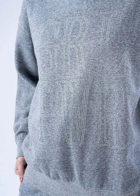 SWEATSHIRT HEALTHER GREY - LDS-A1785