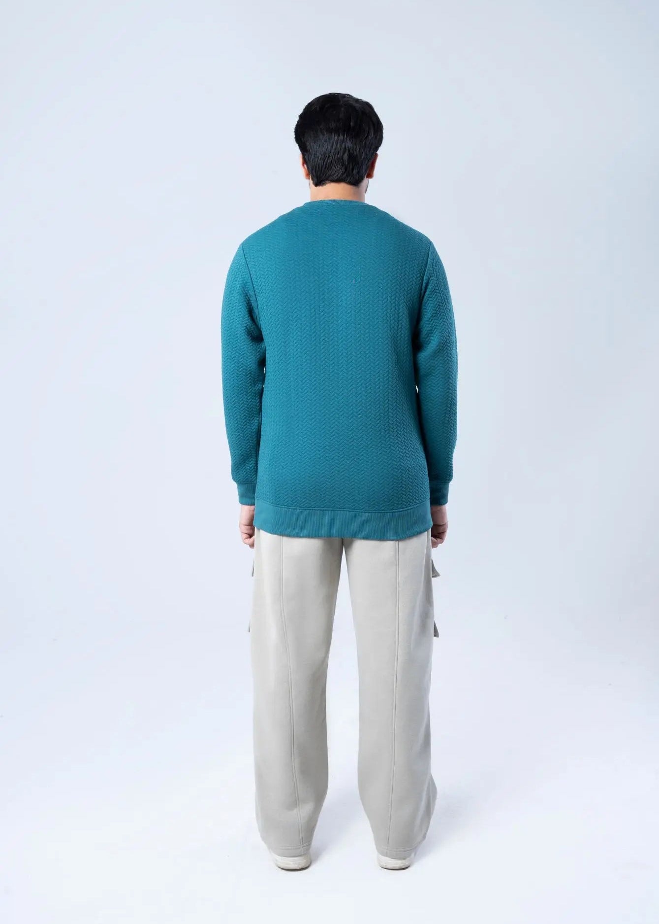 SWEATSHIRT TEAL - GTS-B4281