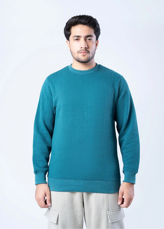 SWEATSHIRT TEAL - GTS-B4281