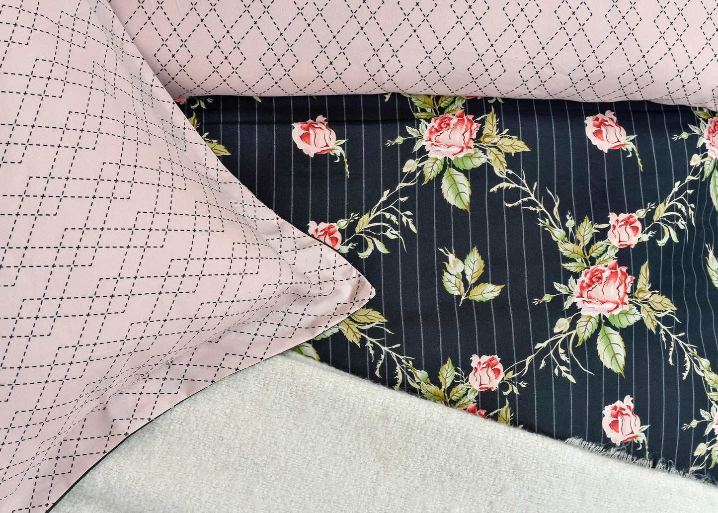 QUILT COVER DAIMOND FLORA-26N