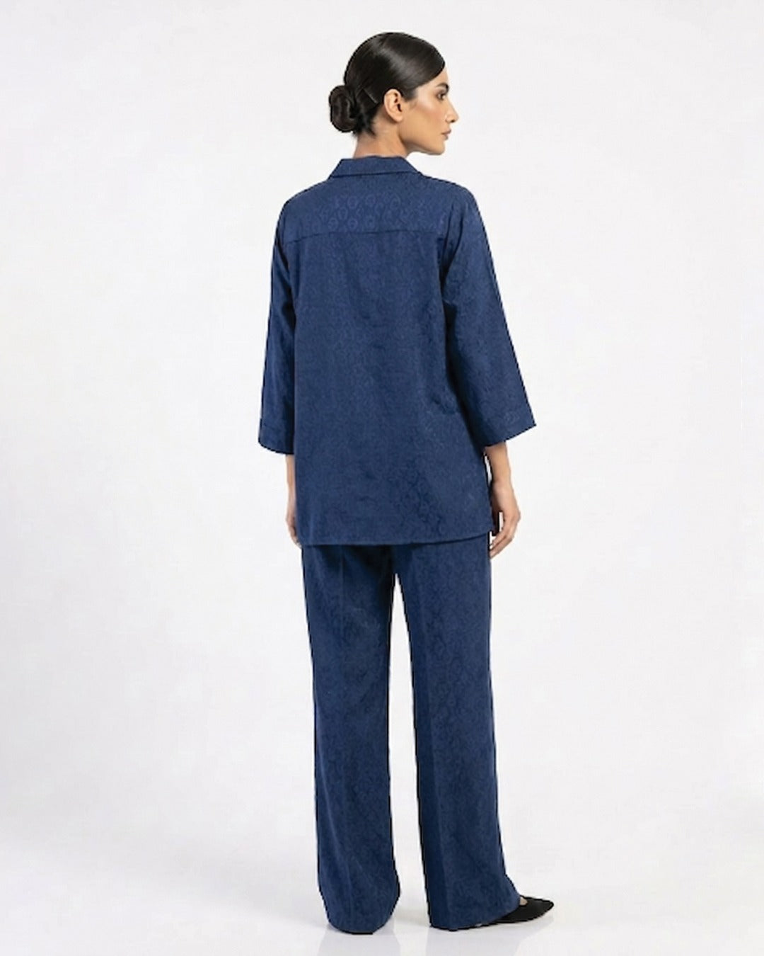 LDS-7303 CO-ORD SET NAVY BLUE