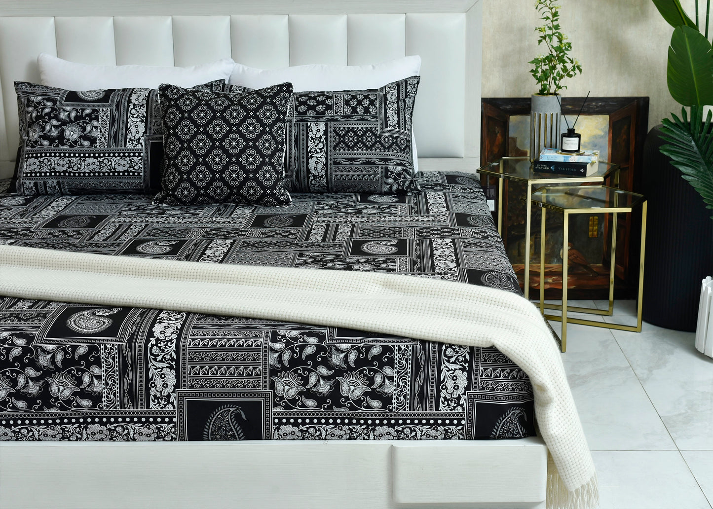 PILLOW COVERS BLOCK PRINT-26-SL
