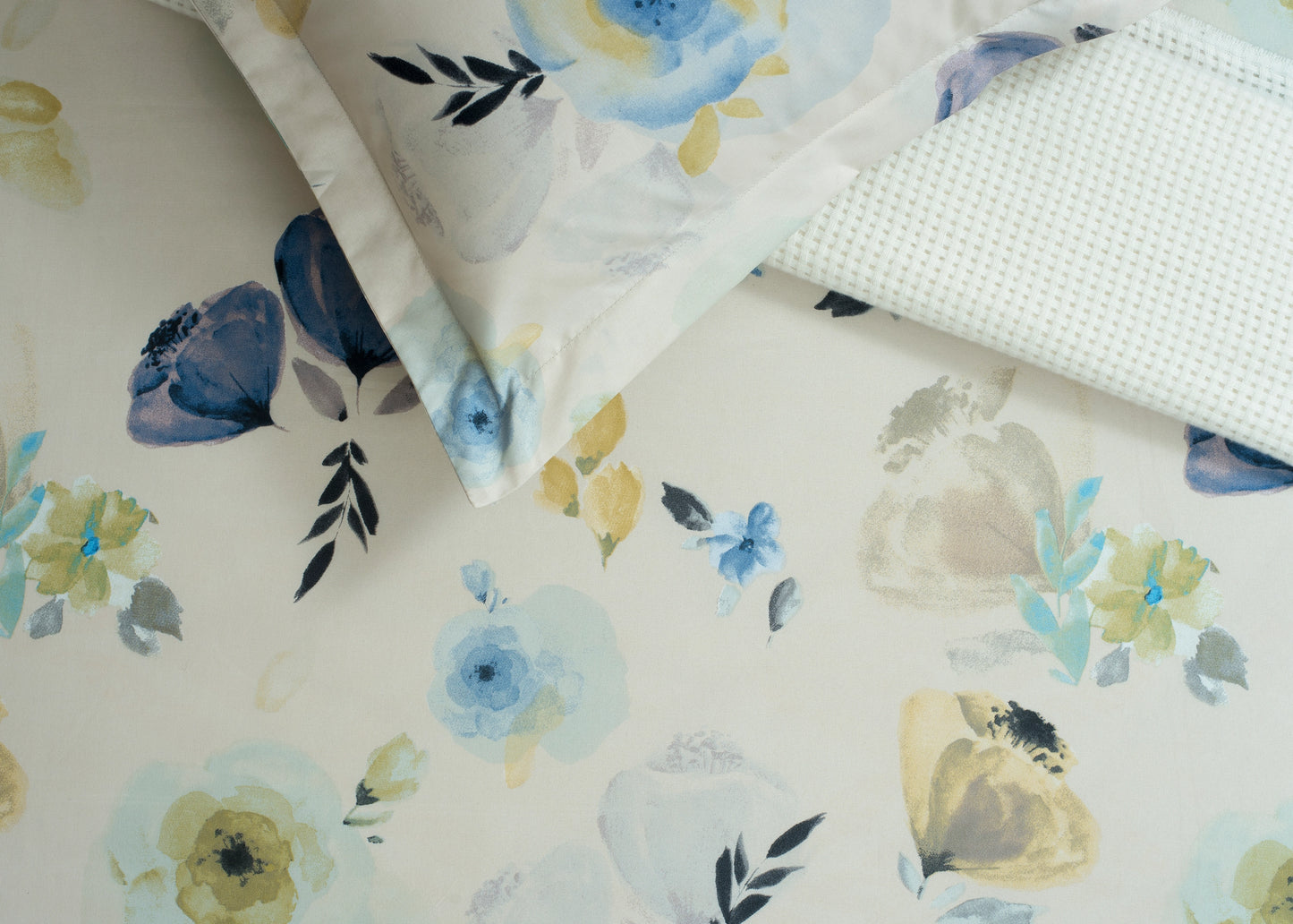 BED SHEET MAIN VERSION BLUE GARDEN-26N