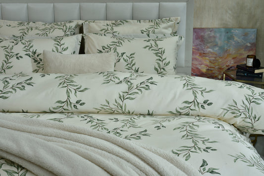 QUILT COVER LEAVES-25N