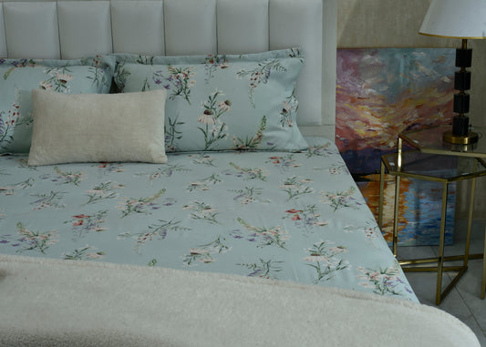 BED SHEET MAIN VERSION ICE BLUE-25N