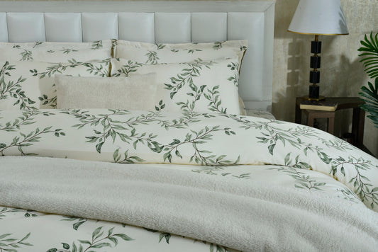 6 PCS COMFORTER SET LEAVES-25N