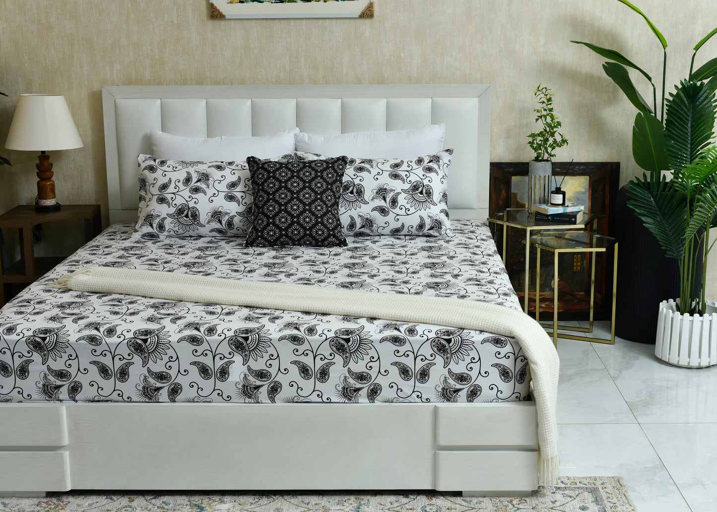 BED SHEET SHEET VERSION BLOCK PRINT-26-SL