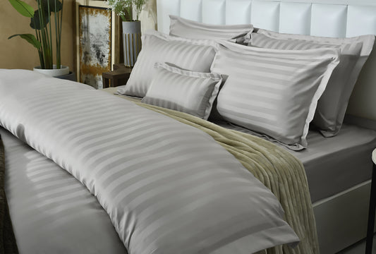 7 PCS DUVET COVER SET GREY DREAMY-25WP