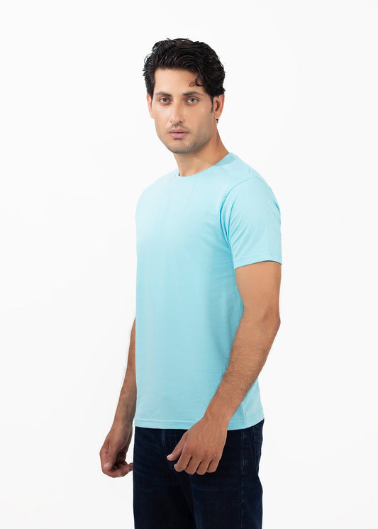 Picture of GTS-B4206 ROUND NECK T-SHIRT SKY - Chenone Official - Online Shopping