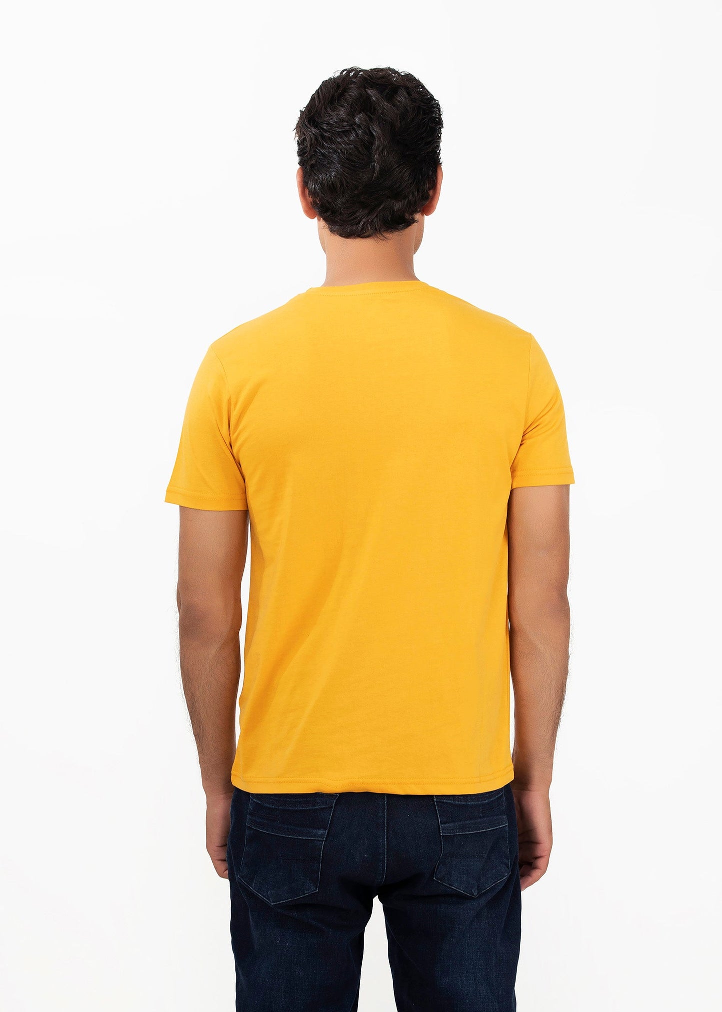 Picture of GTS-B4212 T-SHIRT H/SLV MUSTARD - Chenone Official - Online Shopping
