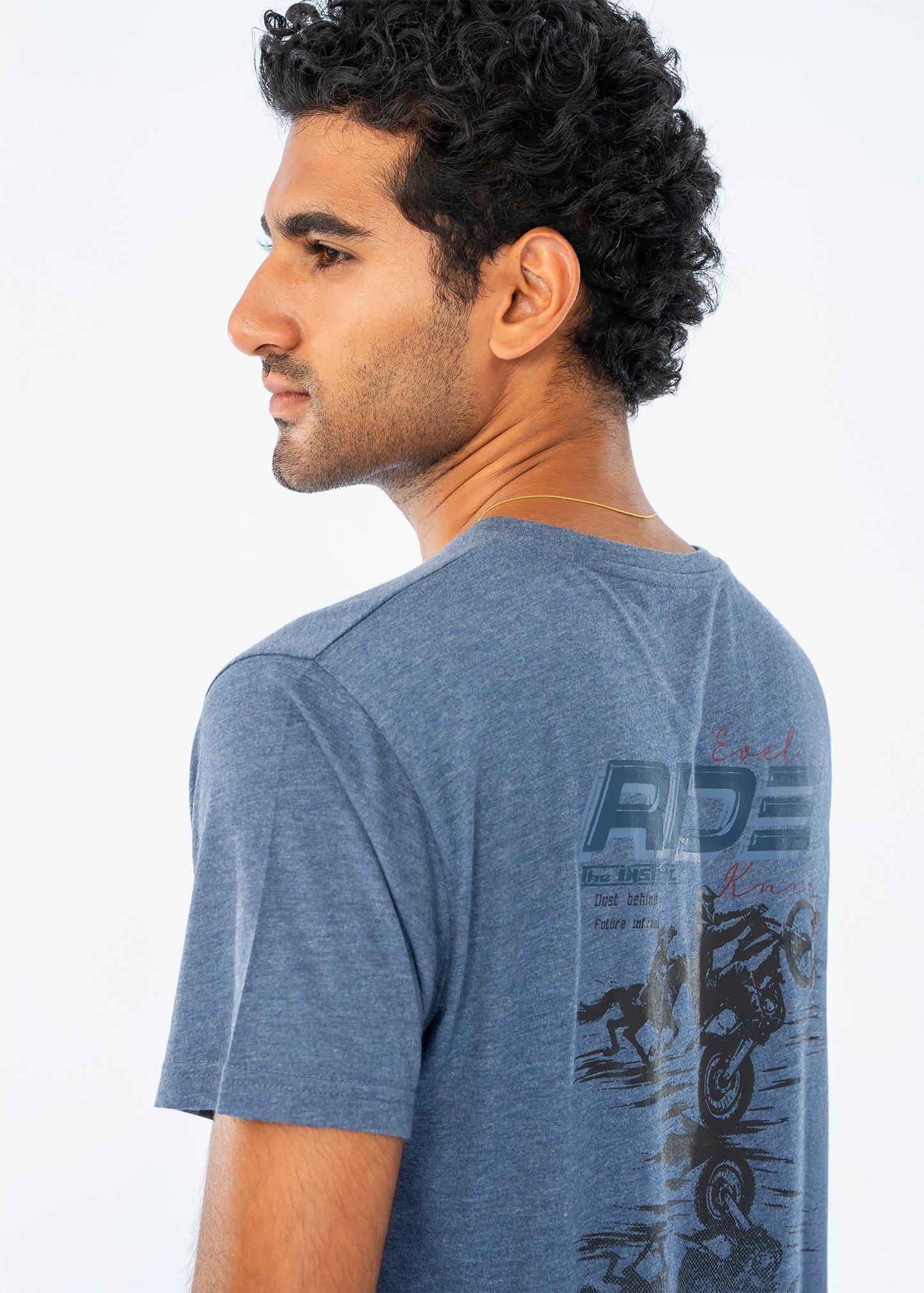 T-SHIRT SLATE BLUE - GTS-B4341