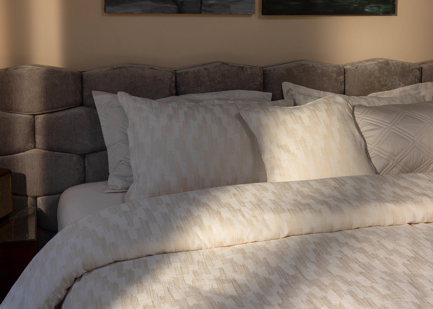 8 PCS DUVET COVER SET GRANDIOS BEIGE