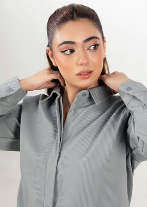 Picture of LDS-6889 GREY SHIRT - Chenone Official - Online Shopping