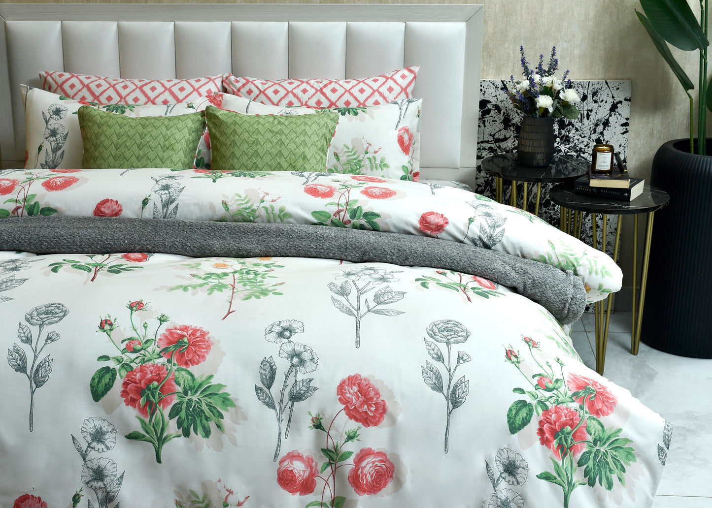 QUILT COVER ROSES-26-SL