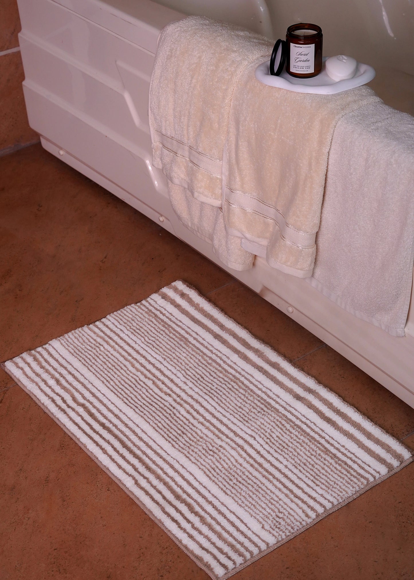BATH MAT BROWN - SKYBM-009