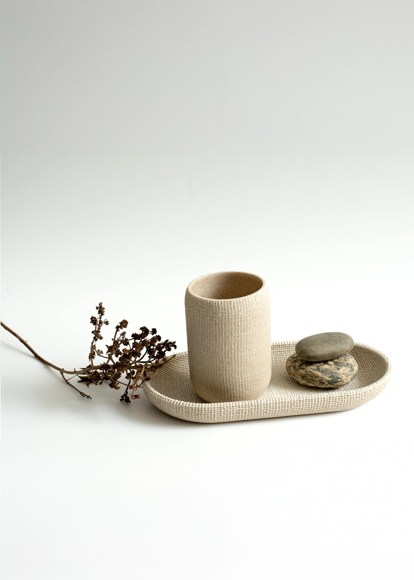 TOILET BRUSH HOLDER BEIGE - SKYTB-019