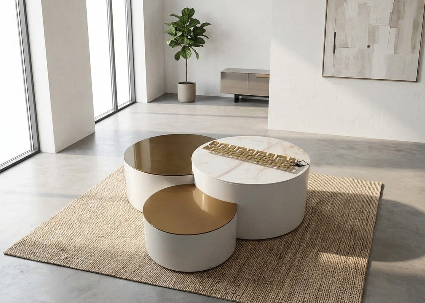 EDEN MARBEL TABLE SET