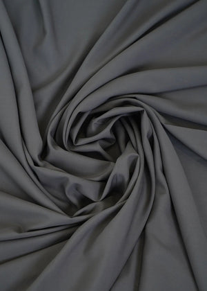 Women's winter wash-and-wear fabric, grey, with visible folds and drape detail