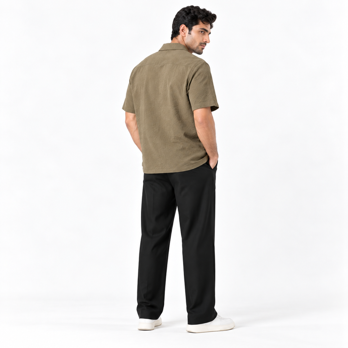 Men's Winter Casual Shirt Olive