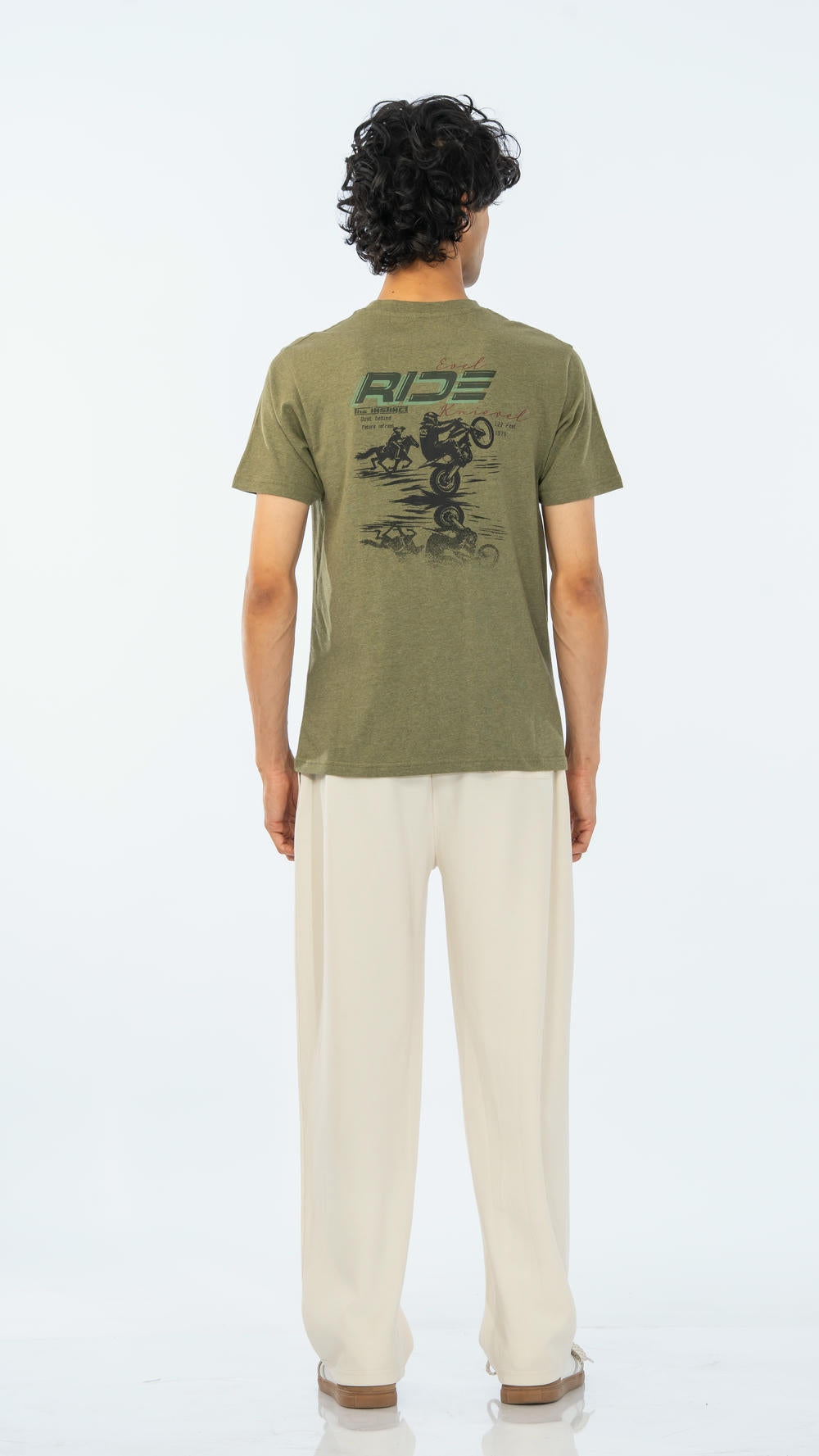 Men's Summer T-Shirt Olive Green