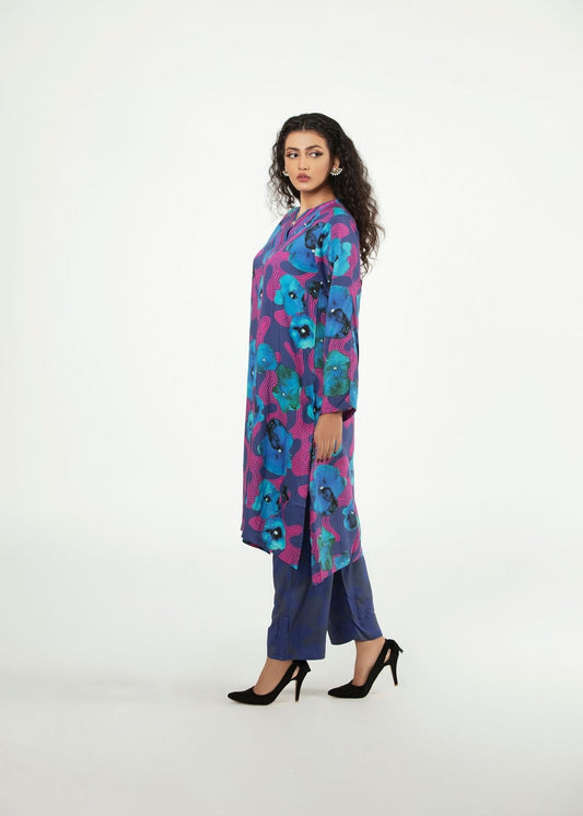 Picture of LDS-6957 2 PCS SUIT (S/T) BLUE - Chenone Official - Online Shopping