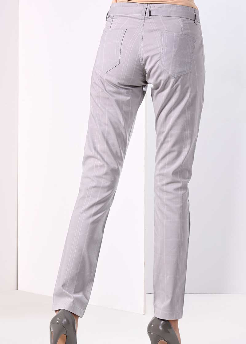 Picture of CASUAL TROUSER GREY CHECK LT-1036 - Chenone Official - Online Shopping