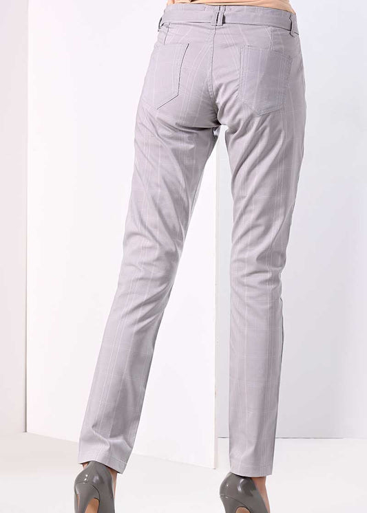 Picture of CASUAL TROUSER GREY CHECK LT-1036 - Chenone Official - Online Shopping