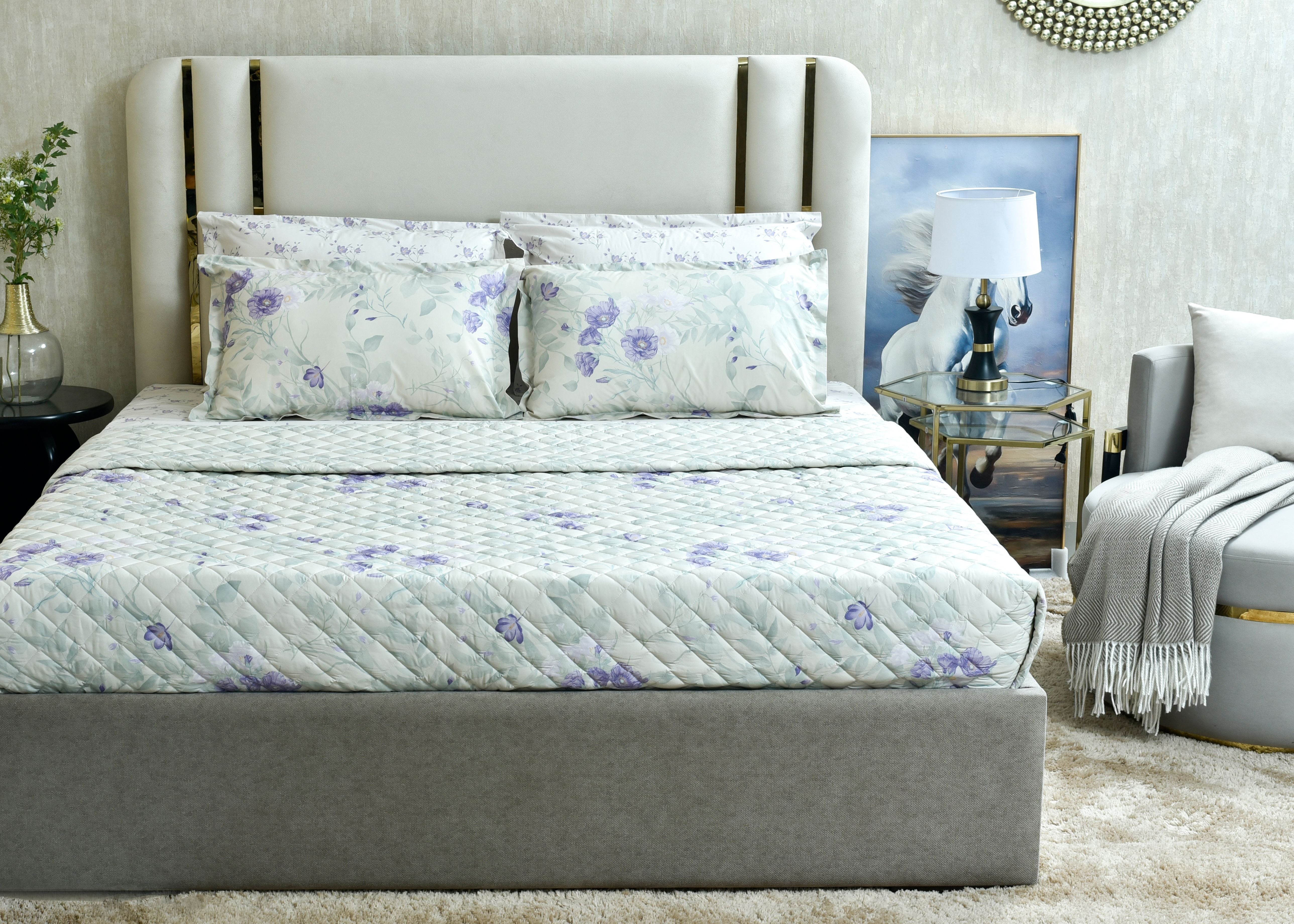 3 Pcs Bed Spread Set Tranquil | ChenOne Home Textile