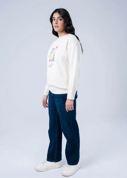 SWEATSHIRT KNITTED STONE - LDS-A1783