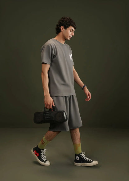 T-SHIRT CHARCOAL GREY - GTS-B3905