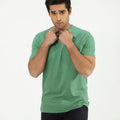 Picture of GTS-B4051-24 T-SHIRT H/SLV GREEN MARL - Chenone Official - Online Shopping