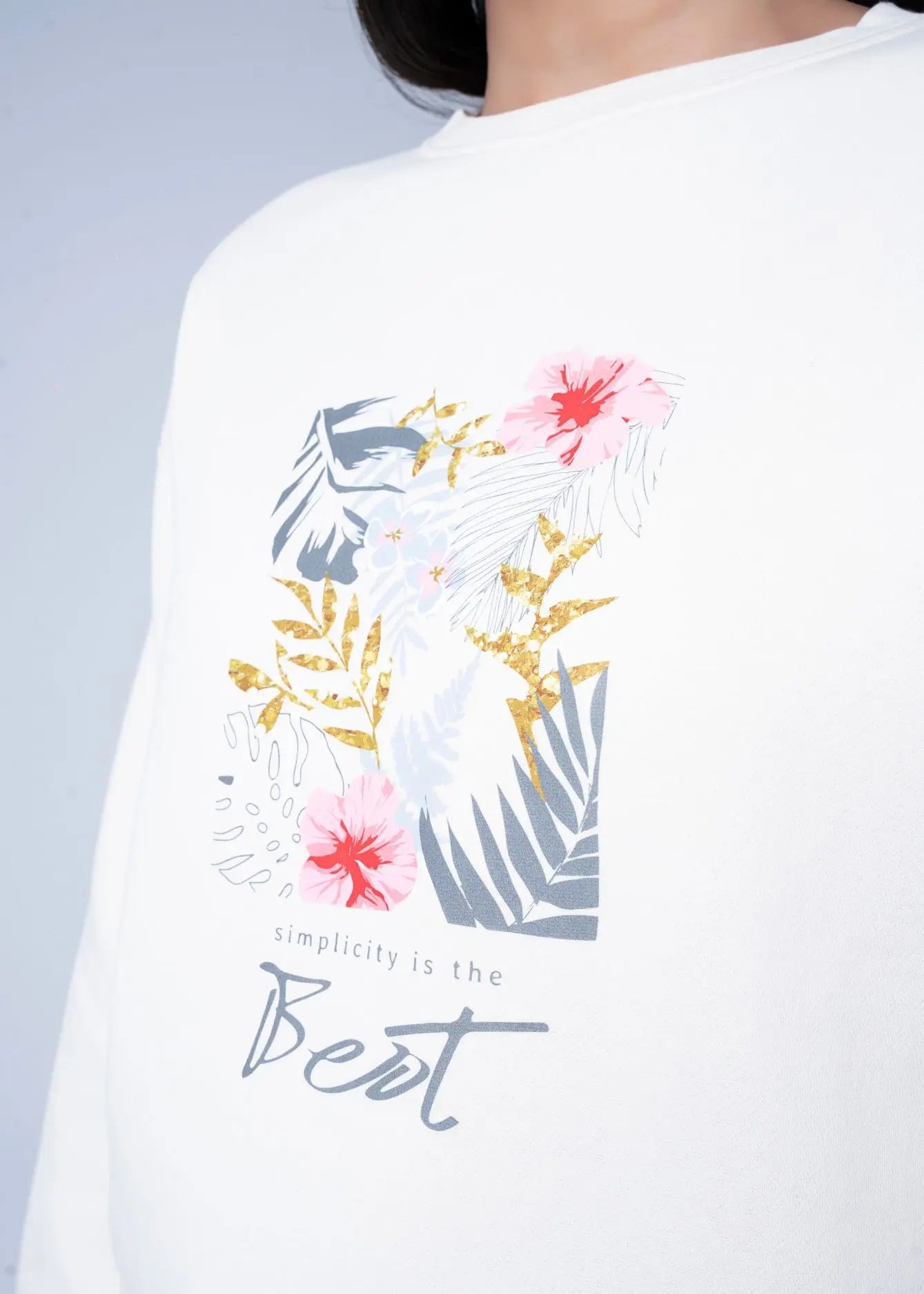 SWEATSHIRT KNITTED STONE - LDS-A1783