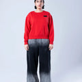 SWEAT SHIRT KNITTED RED - LDS-A1786