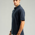 Picture of GTS-B4225 POLO SHIRT H/SLV NAVY BLUE - Chenone Official - Online Shopping