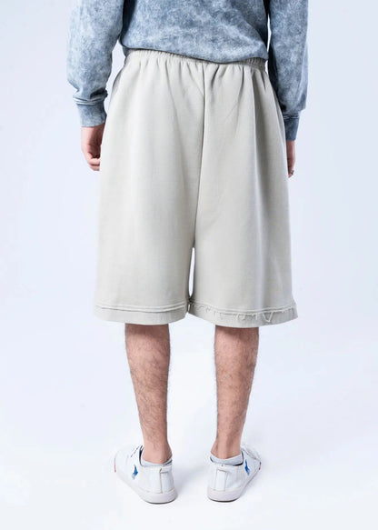 KNITTED CASUAL SHORT OLIVE - GTS-B4324