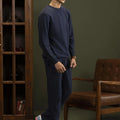 PULL ON TROUSER KNITTED NAVY - GTS-B4282