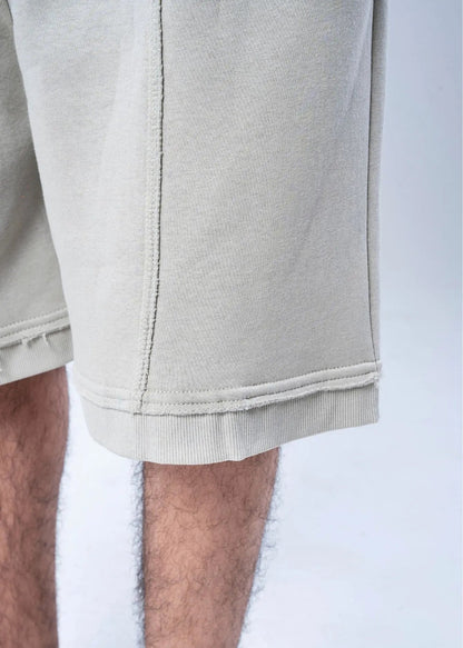 KNITTED CASUAL SHORT OLIVE - GTS-B4324