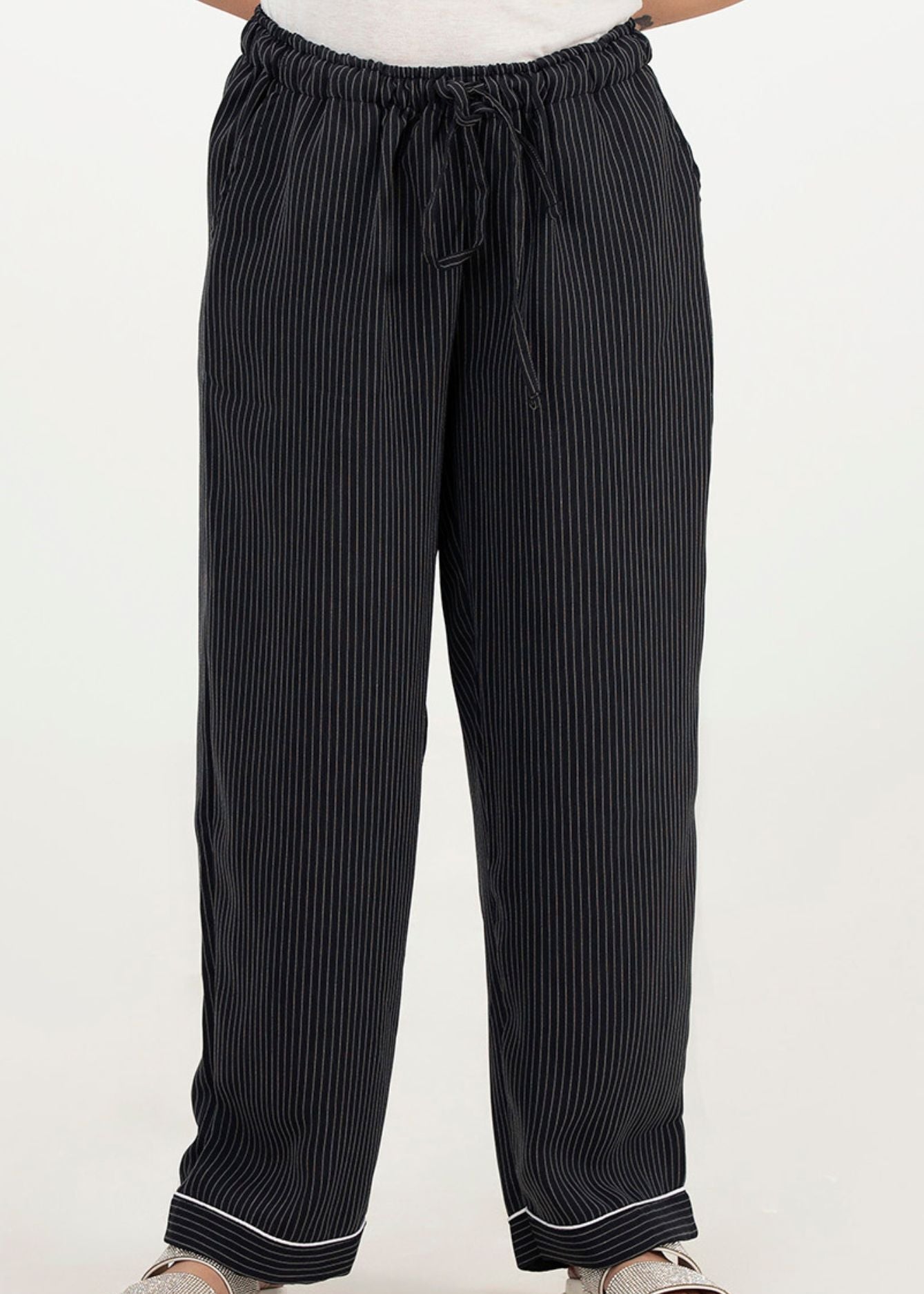 Picture of LT-1108 BLACK STRIPES TROUSER - Chenone Official - Online Shopping