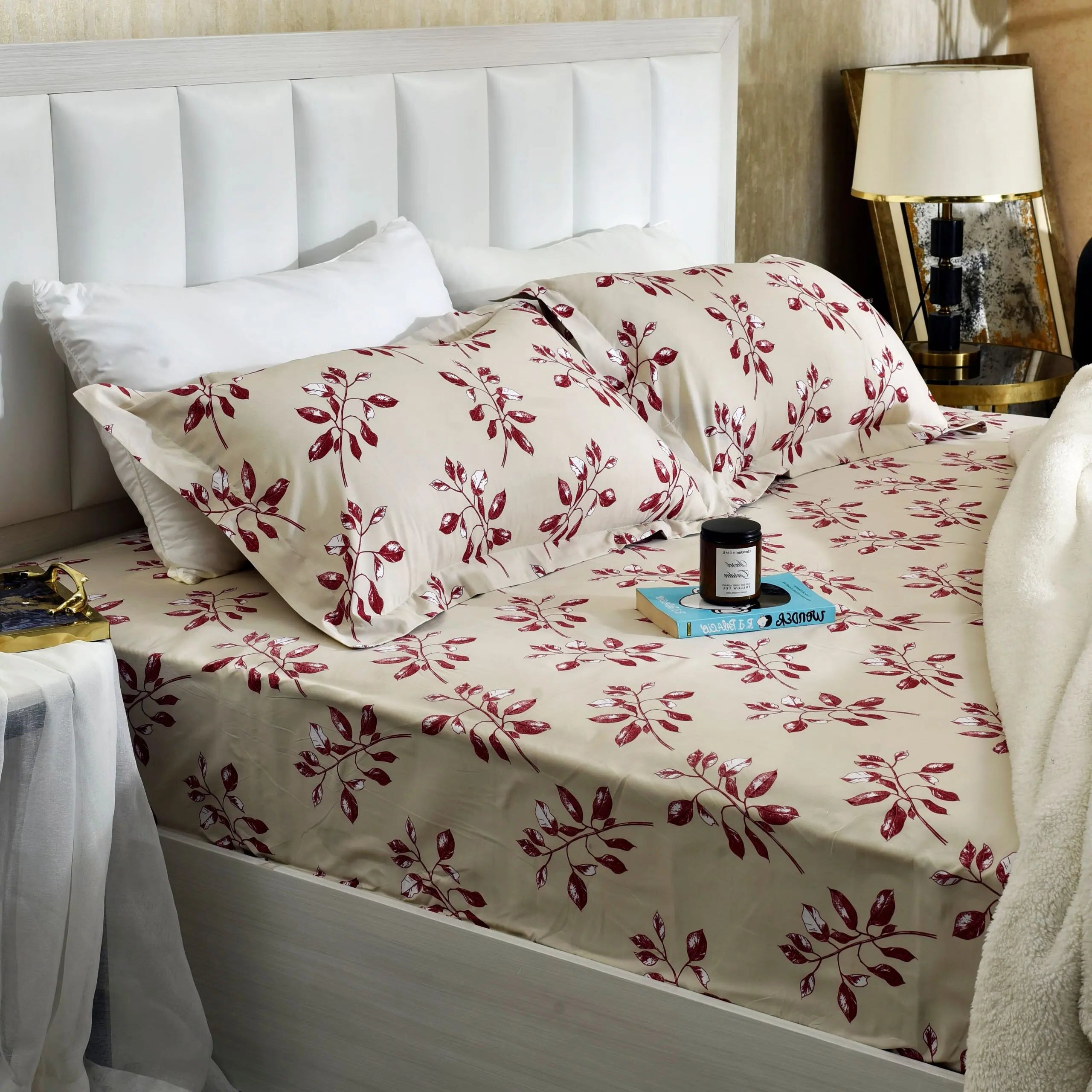 Bed Sheet Sheet Version Cherry | ChenOne Home Textile