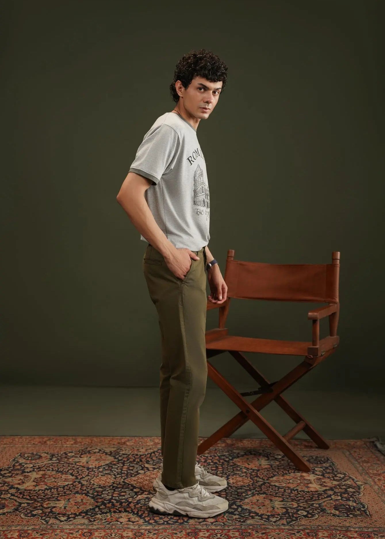 CHINO PANT OLIVE - GTS-6402