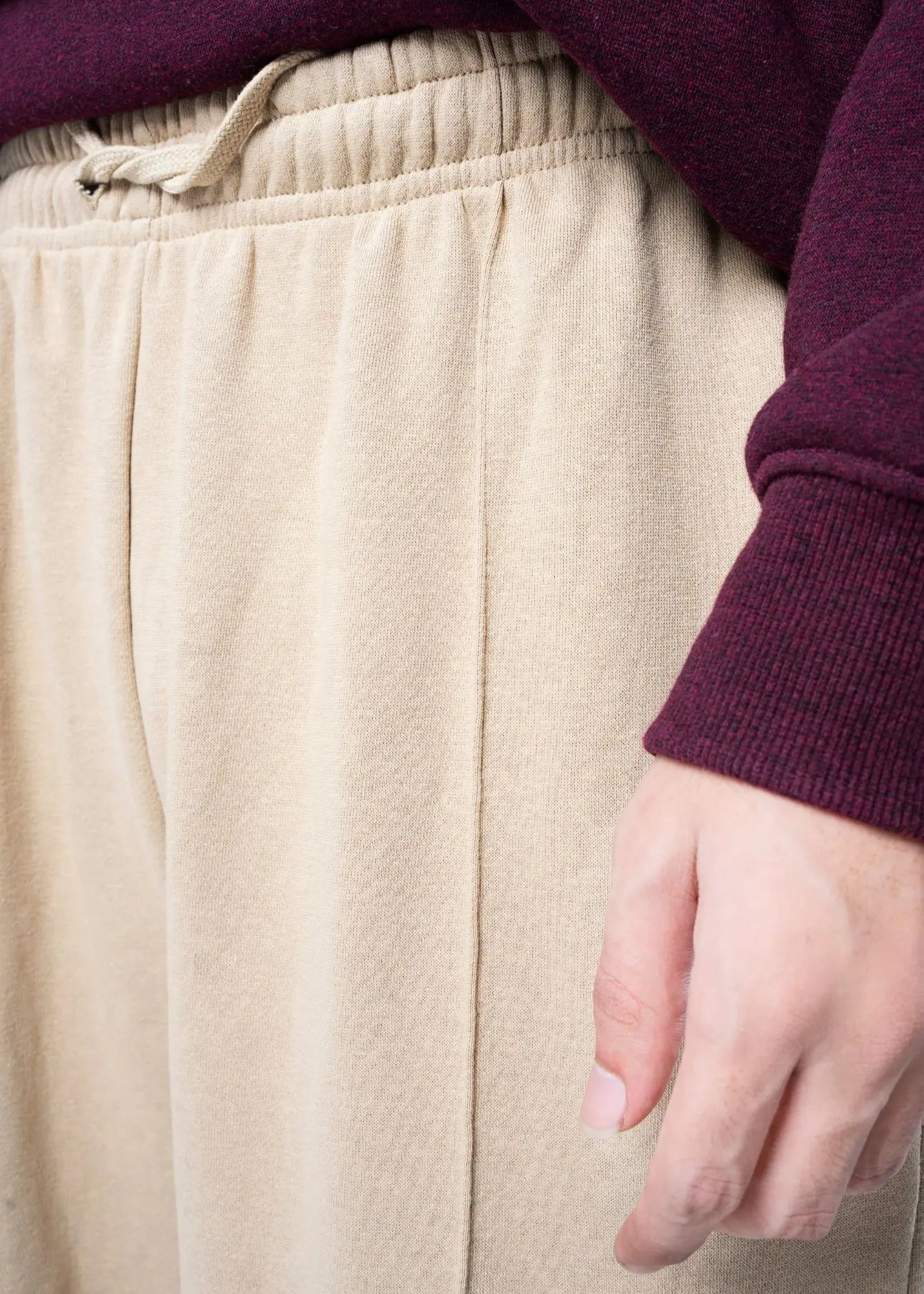 PULL ON TROUSER KNITTED KHAKI - GTS-B6473