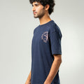 Picture of GTS-B4233 T SHIRT ROUND NECK H/SLV NAVY BLUE - Chenone Official - Online Shopping