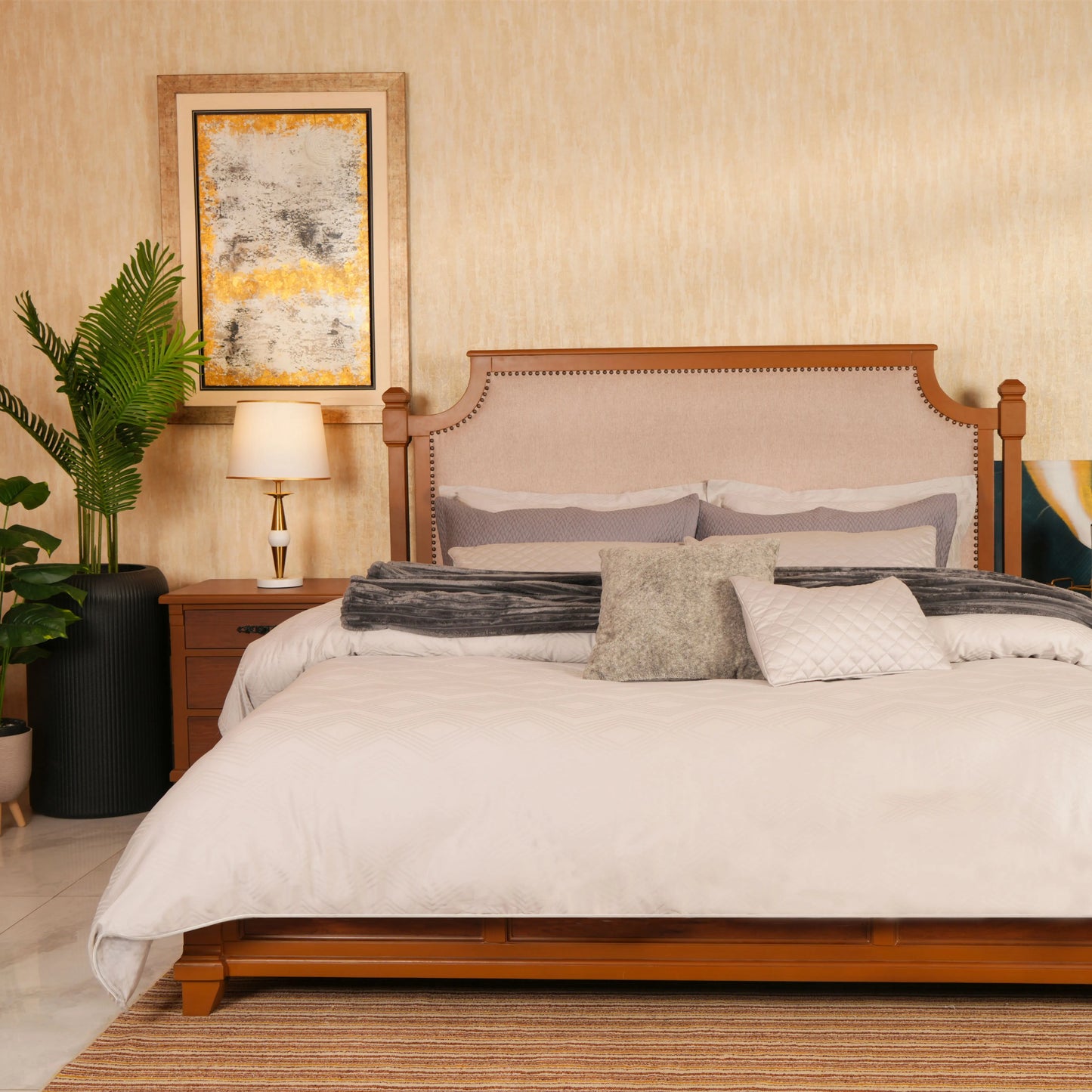 7 PCS DUVET COVER SET SILVER-25N