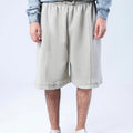 KNITTED CASUAL SHORT OLIVE - GTS-B4324