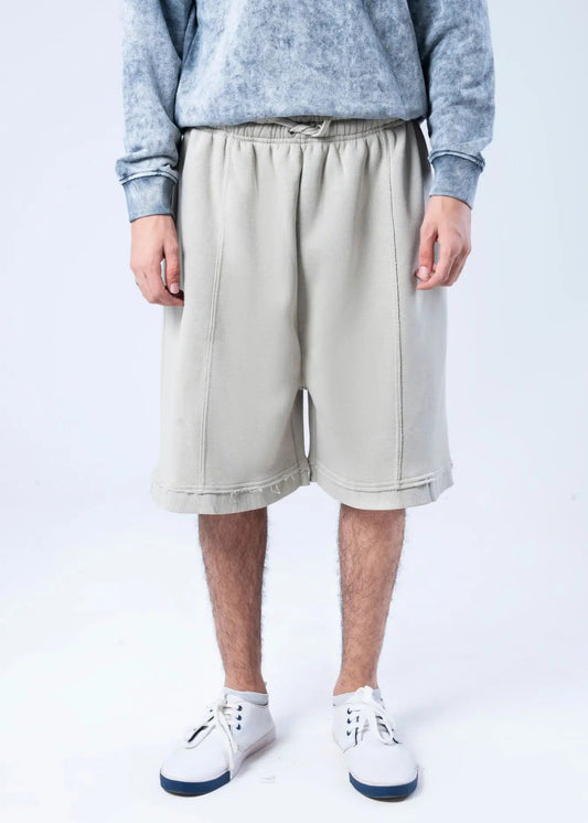 KNITTED CASUAL SHORT OLIVE - GTS-B4324