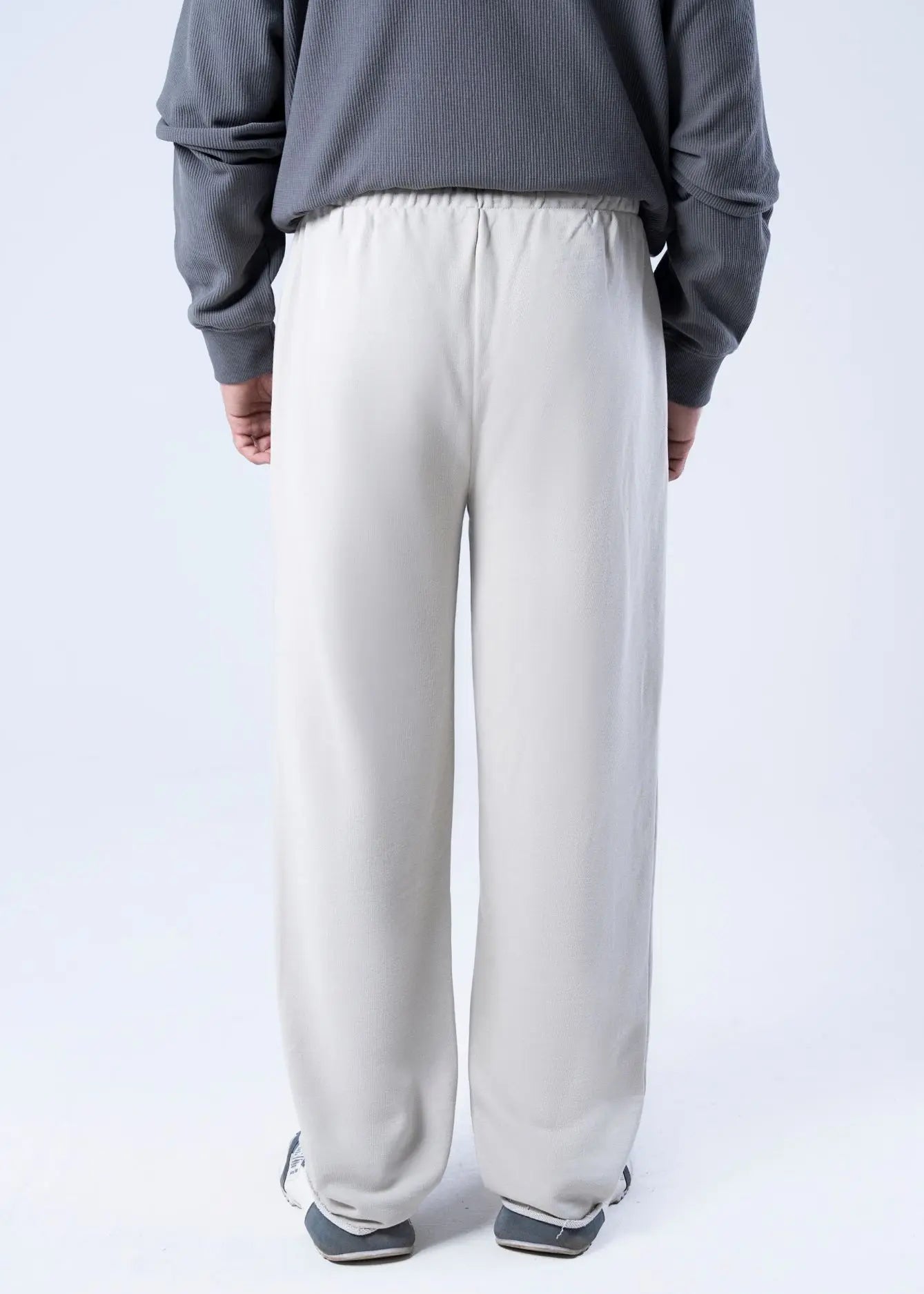 PULL ON TROUSER KNITTED CHARCOAL - GTS-B6472