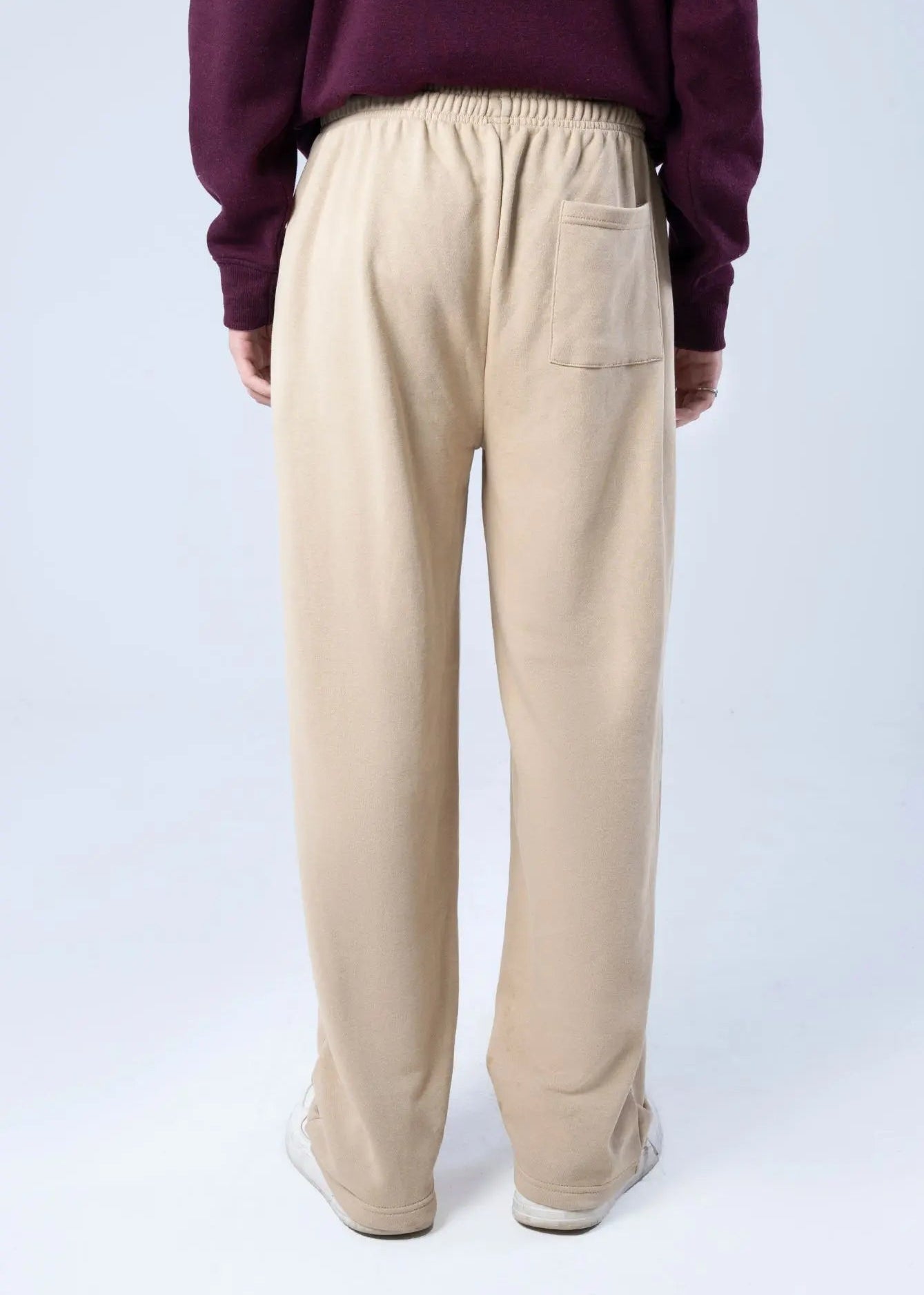 PULL ON TROUSER KNITTED KHAKI - GTS-B6473